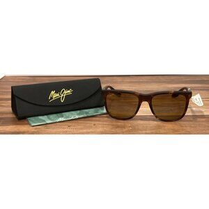 NEW MAUI JIM TOKYO TORTOISE H602-10 RX-ABLE SUNGLASSES Matte Lense Color Bronze